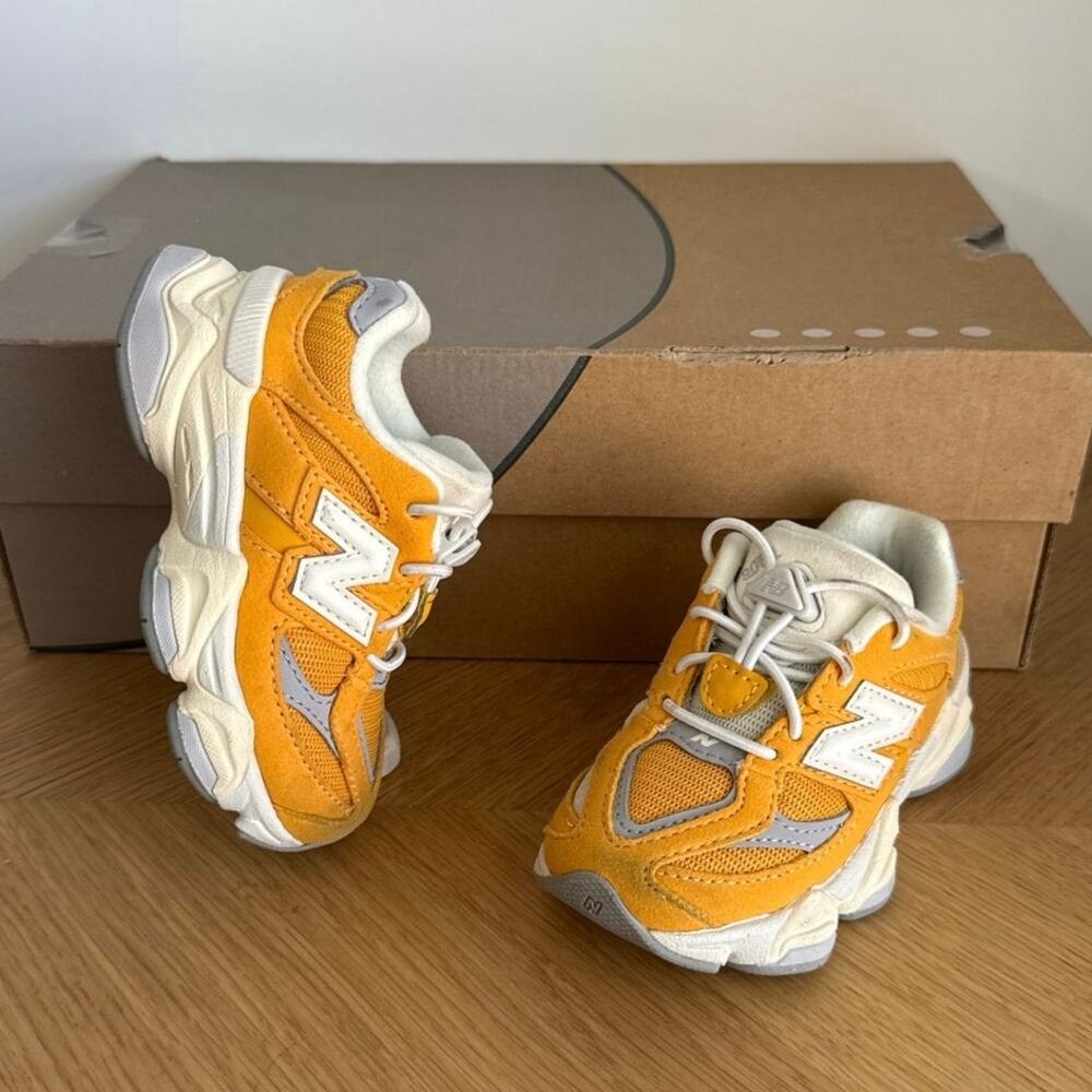 New Balance 9060 ‘Varsity Gold’ Toddler Sneakers- SZ 6 C
